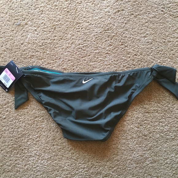 💕2/$30...NWT NIKE Green Side Tie Bikini Bottom - Picture 7 of 7